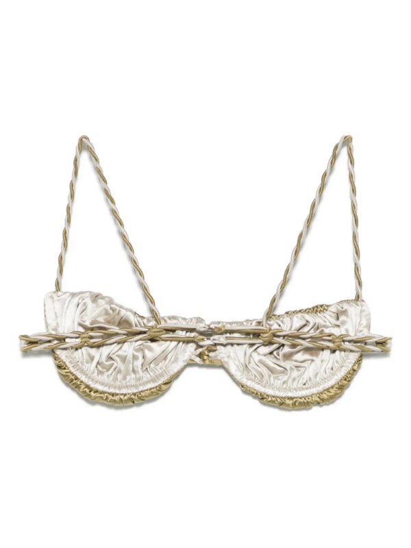 Isa Boulder Tiny Twist bikinitop - Groen