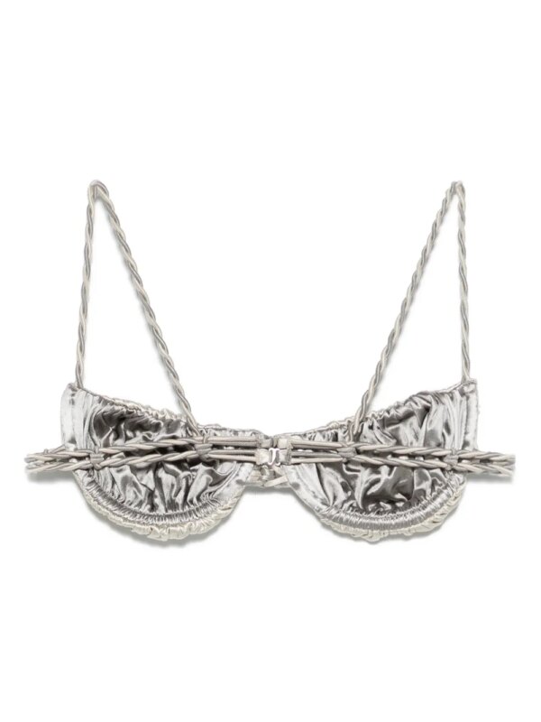 Isa Boulder Tiny Twist bikinitop - Grijs