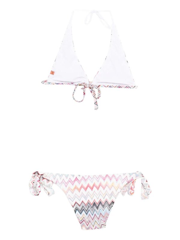 Missoni Bikini met zigzag-patroon - Wit