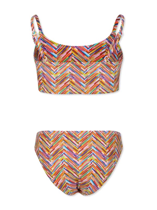 Missoni Kids Bikini met zigzagprint - Rood