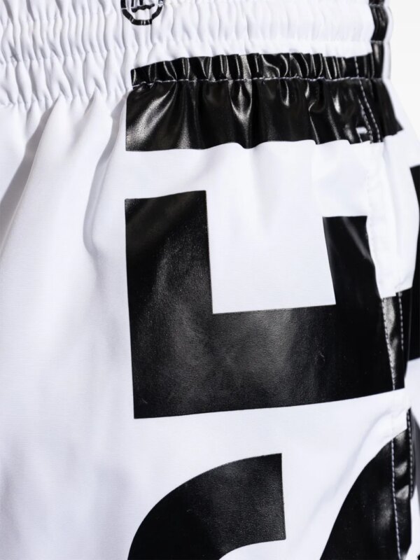 Diesel Zwembroek met logoprint - Wit