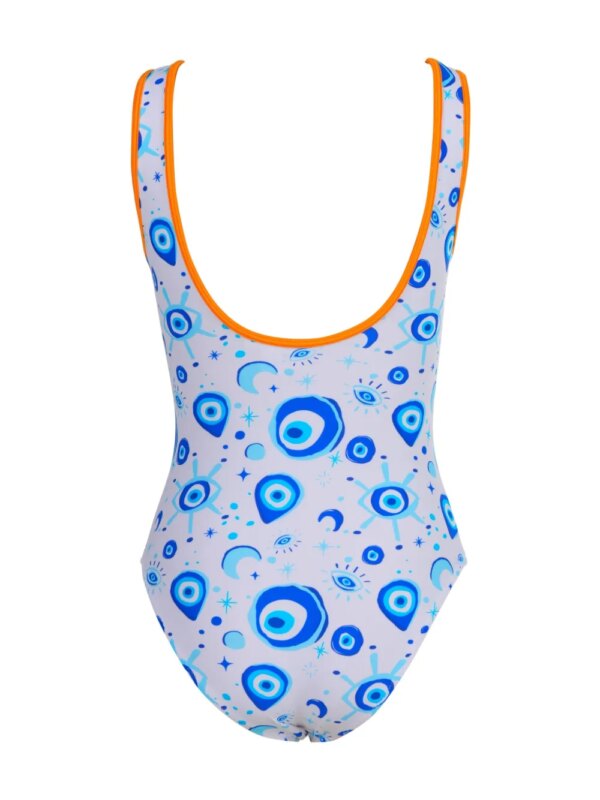 Nessi Byrd Kids Badpak met print - Wit