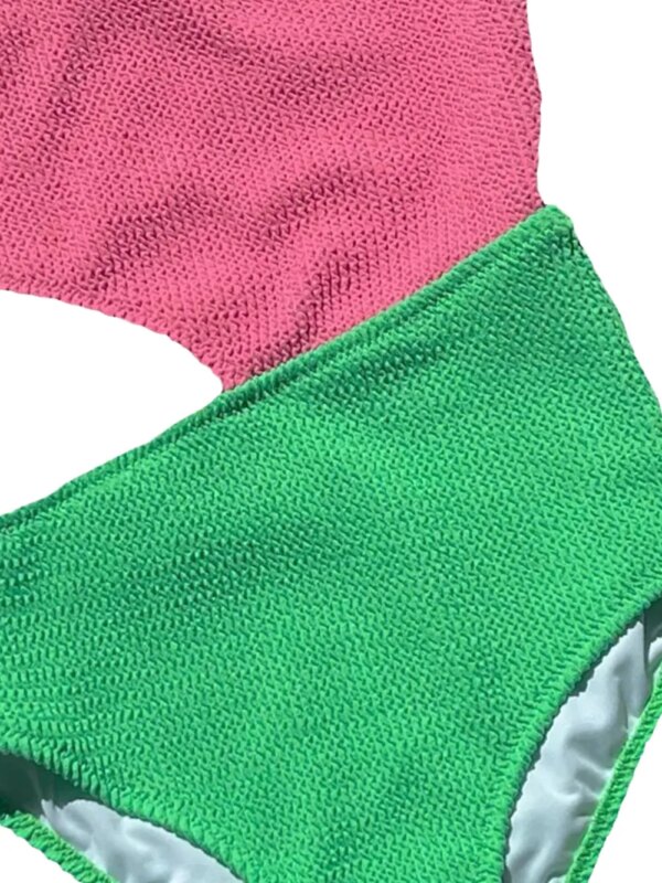 Nessi Byrd Kids Asymmetrisch badpak - Roze