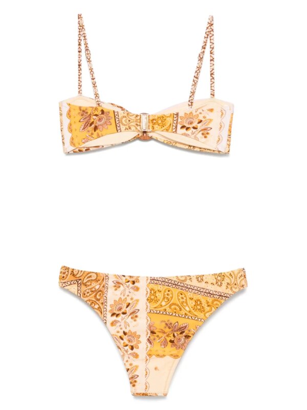 ZIMMERMANN Lucky Bamboo Ring bikini - Geel