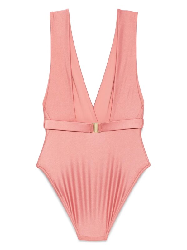 ZIMMERMANN Lucky Plunge Flower badpak - Roze