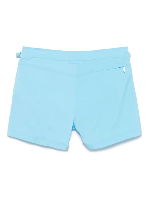 TOM FORD Zwembroek met logo label - Blauw