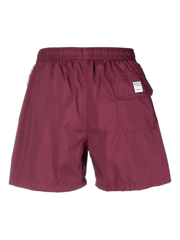 Fedeli Zwembroek met logopatch - Rood