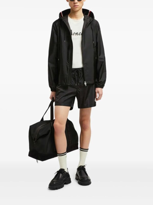 Moncler Zwembroek met applicatie - Zwart