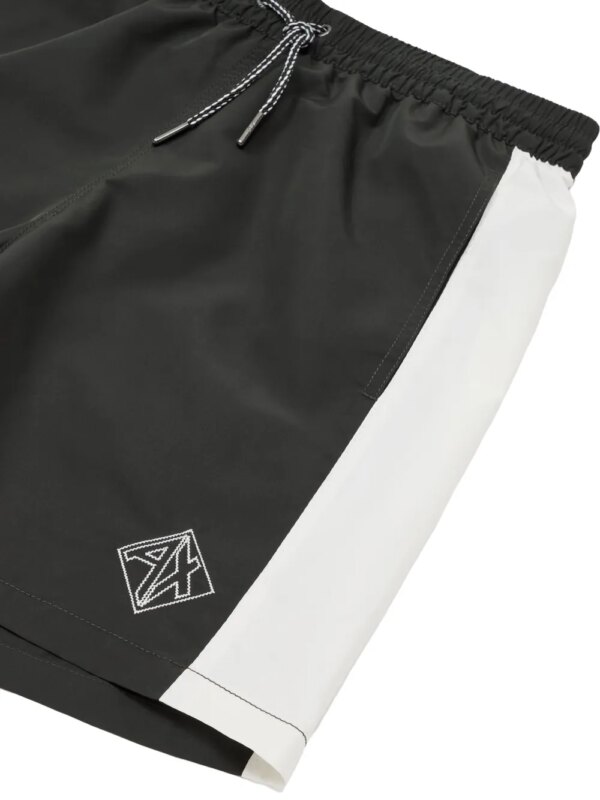 Armani Exchange Zwembroek met geborduurd logo - Zwart