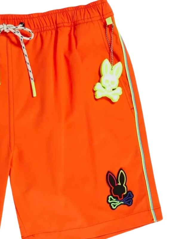 Psycho Bunny Leo Hydrochromic zwembroek - Oranje