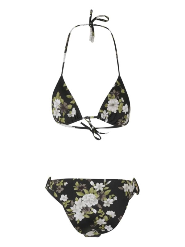 TOM FORD Bikini met bloemenprint - Zwart