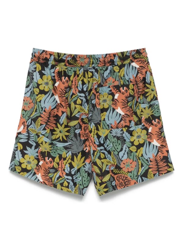 A.P.C. Zwembroek met jungleprint - Groen