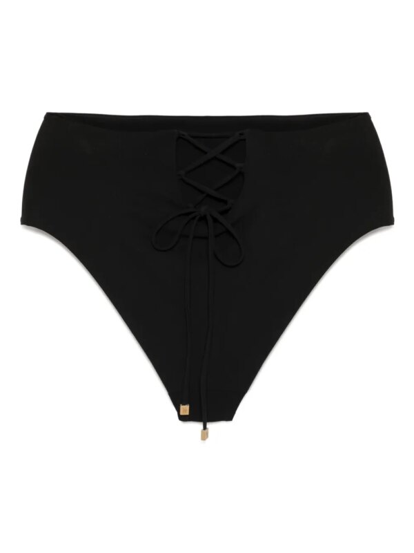 Kiki de Montparnasse HW bikinislip met veters - Zwart
