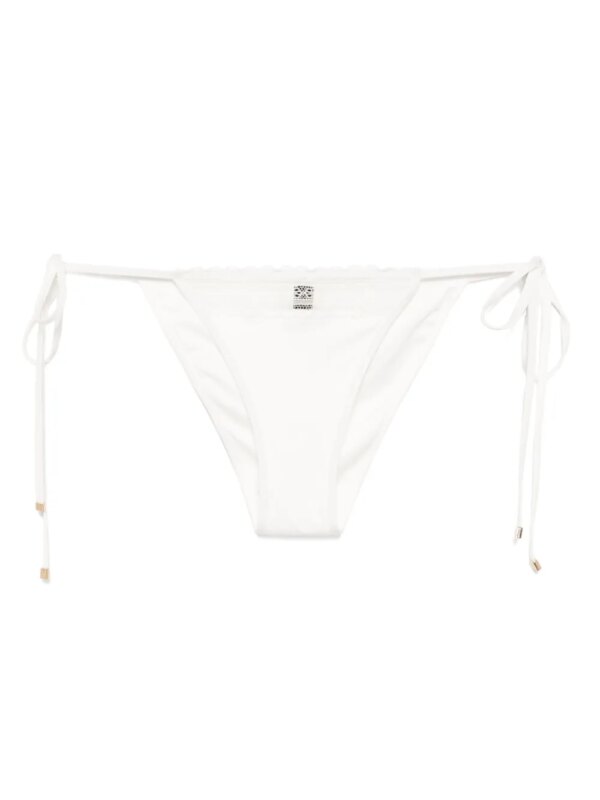 Kiki de Montparnasse Bikinislip met kanten vlakken - Beige