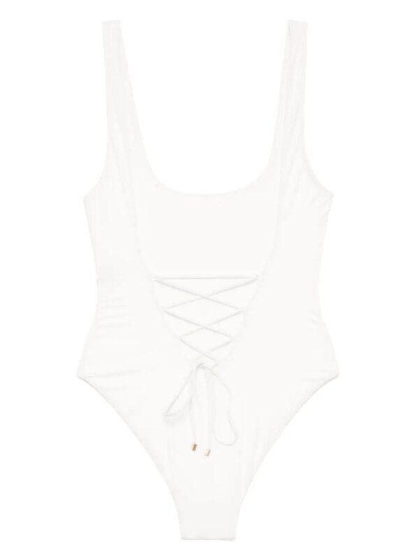 Kiki de Montparnasse Badpak met veters - Beige