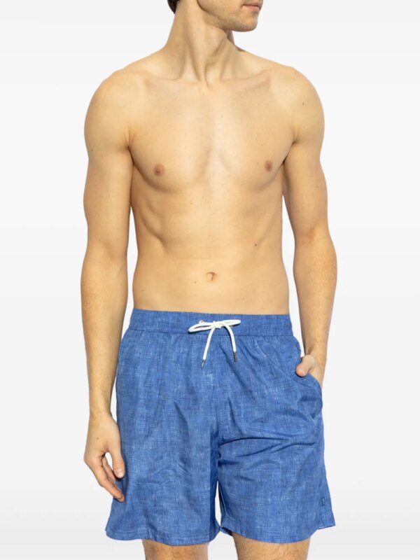 Paul & Shark Zwembroek met bedel - Blauw