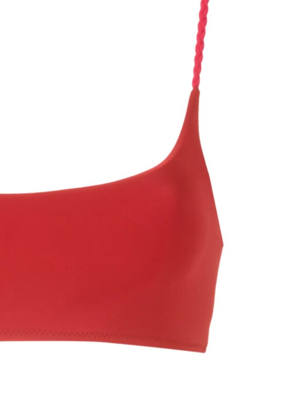 Amir Slama Bikini met gevlochten afwerking - Rood