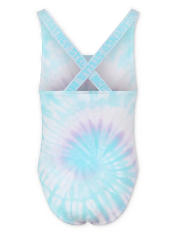 Stella McCartney Kids SpongeBob badpak met grafische tie-dye print - Blauw