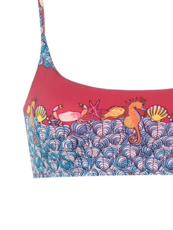 Amir Slama Bikini met dierenprint - Blauw
