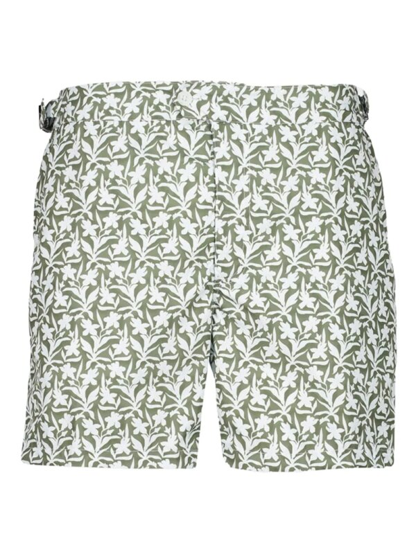 Fedeli Daniel zwembroek met bloemenprint - Groen