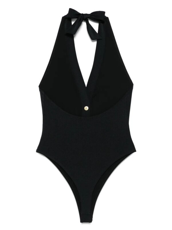 Balmain Badpak met knoopdetail - Zwart