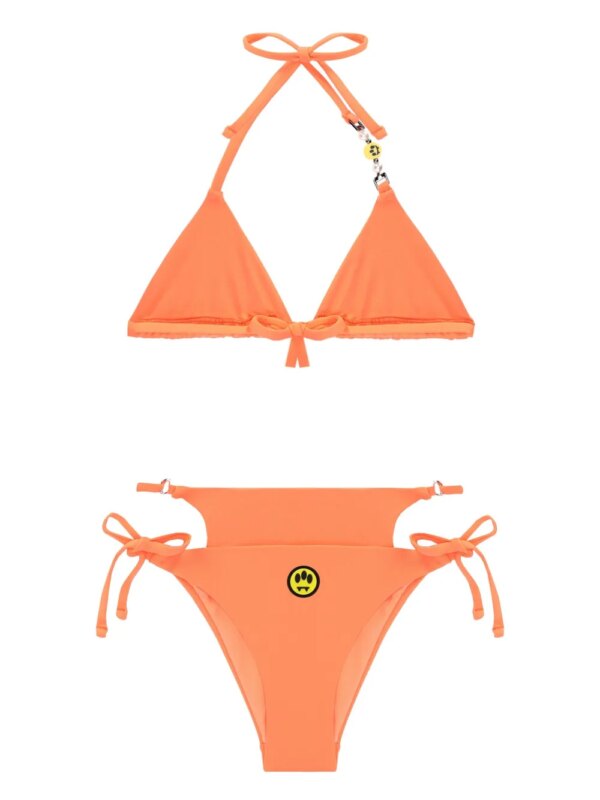 Barrow kids Bikini met logoprint - Oranje