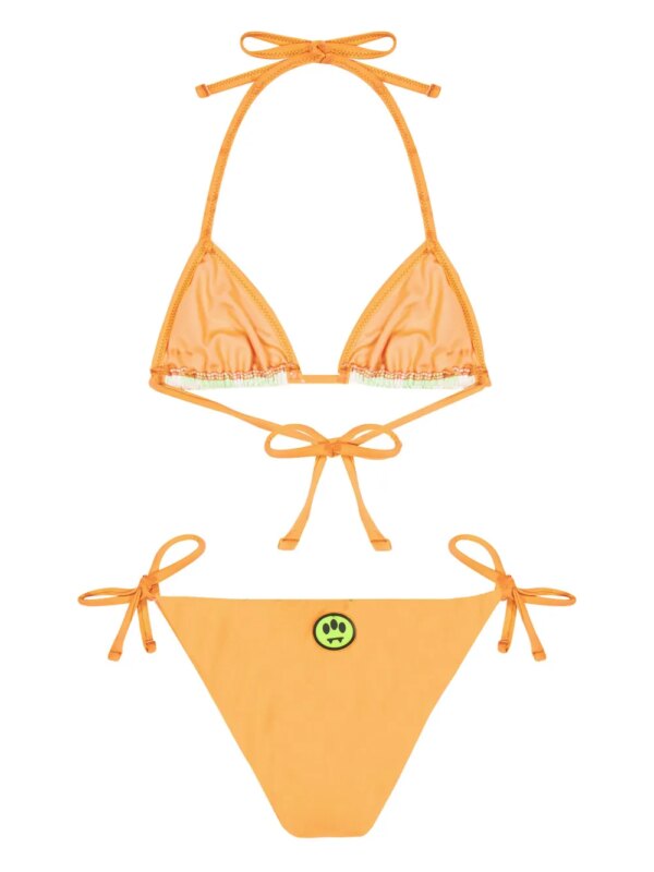 Barrow kids Bikini met logoprint - Oranje