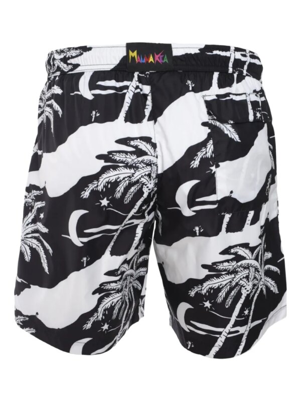 Mauna Kea Zwembroek met grafische print - Zwart