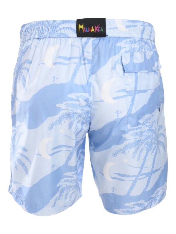 Mauna Kea Zwembroek met grafische print - Blauw