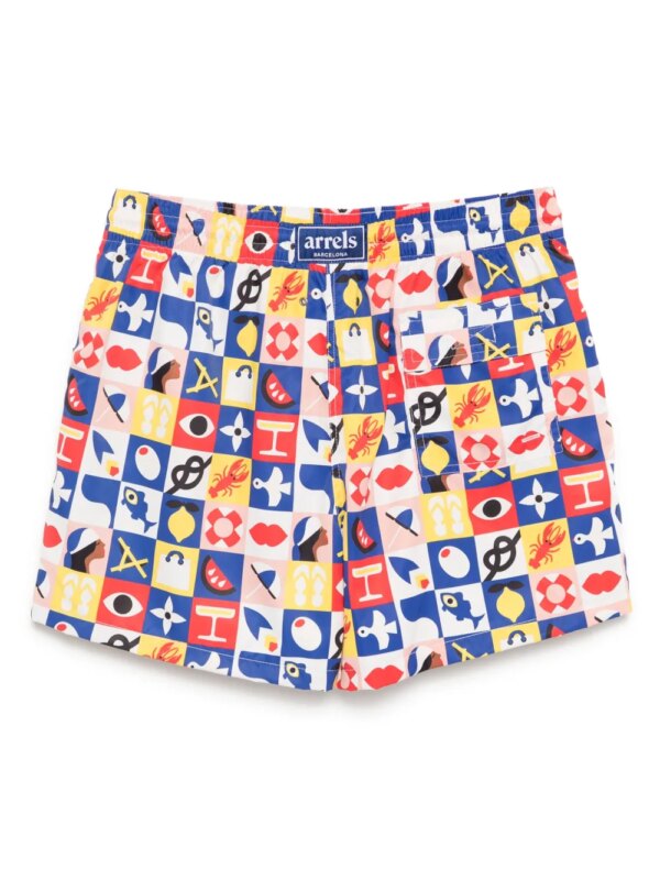 Arrels Barcelona x Alice Hoffmann iconische zwembroek - Blauw