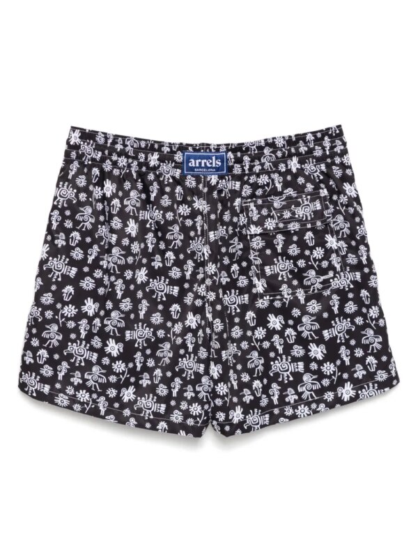 Arrels Barcelona x Marion Deuchars klassieke zwembroek - Zwart