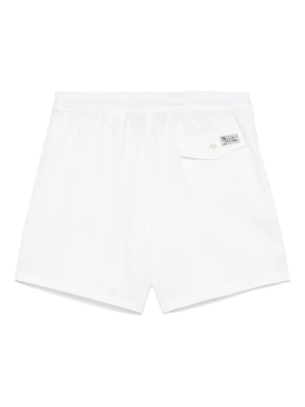 Polo Ralph Lauren Zwembroek met borduurwerk - Wit