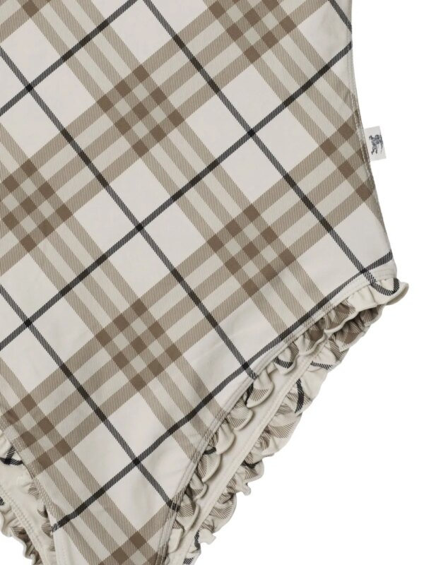 Burberry Geruit badpak - Beige