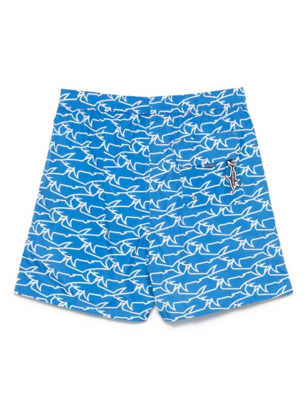 Paul & Shark Zwembroek met print - Blauw