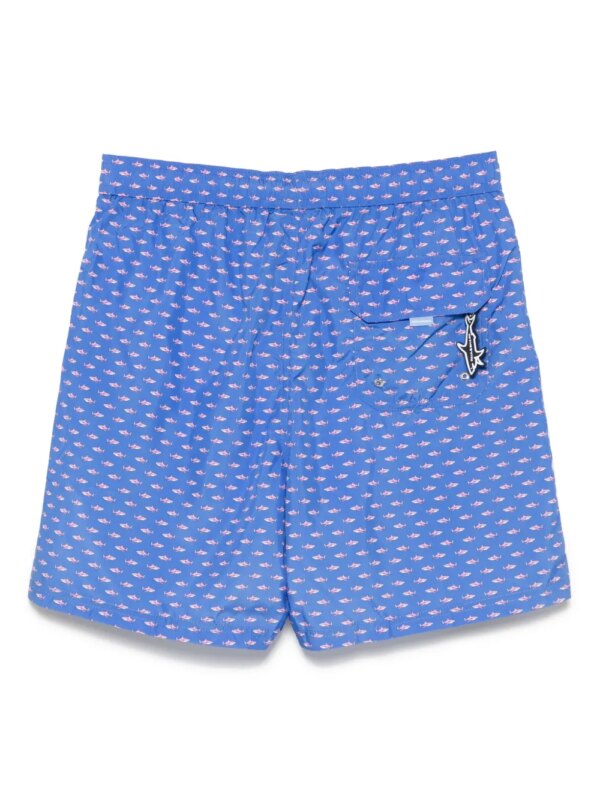 Paul & Shark Zwembroek met print - Blauw