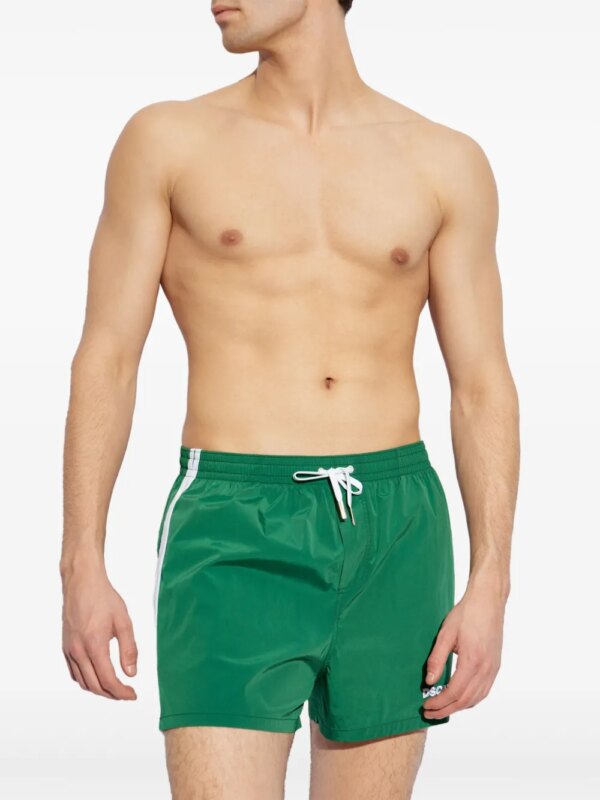 DSQUARED2 Zwembroek met geborduurd logo - Groen