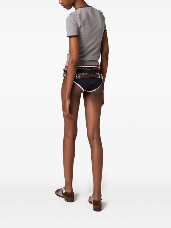 Miu Miu Gebreide bikinislip - Blauw