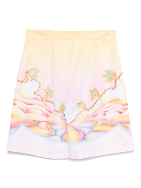 Casablanca Zwembroek met print - Geel