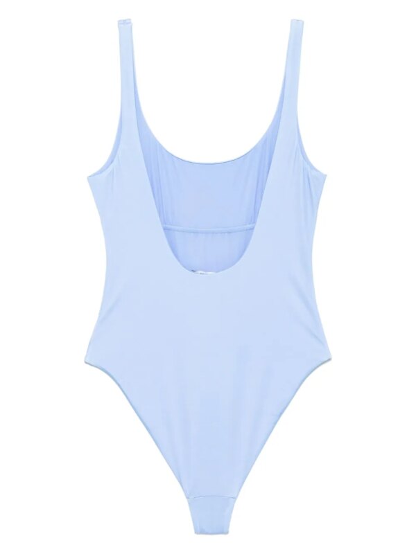 Versace Badpak met logoprint - Blauw