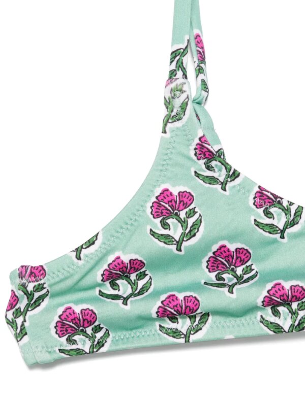 MC2 Saint Barth Kids Paloma Jr bikini - Groen