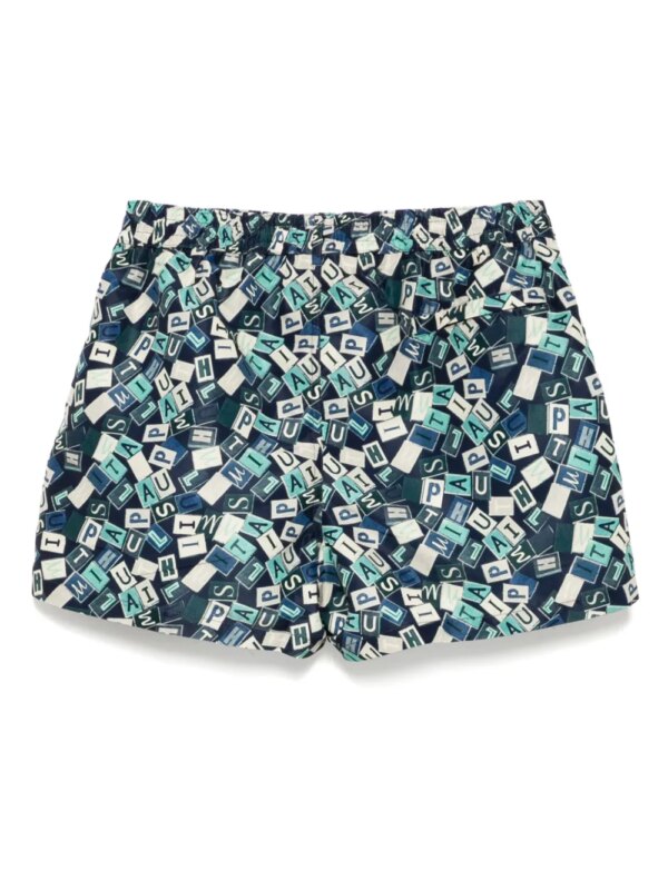 Paul Smith Zwembroek met logoprint - Blauw