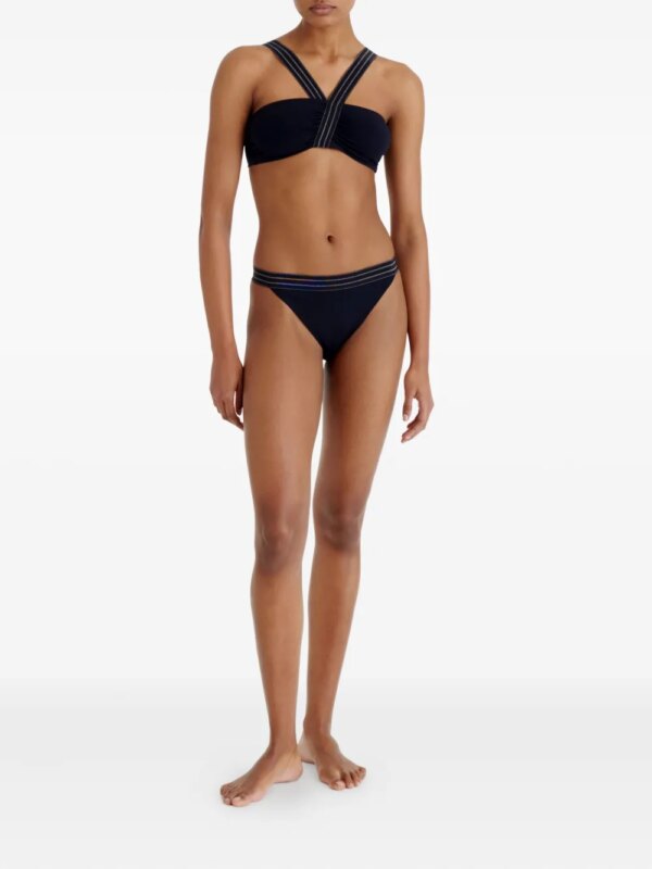 ERES Rendez-Vous bikinitop met gekruiste bandjes - Zwart