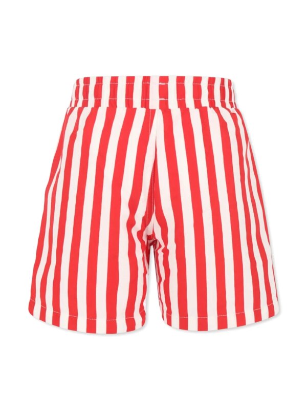 Petit Bateau Gestreepte zwembroek - Rood