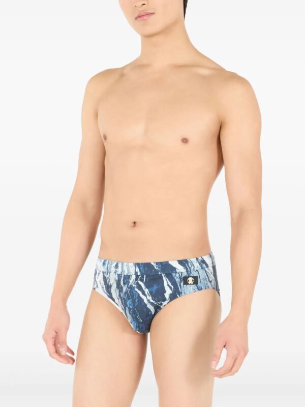 Roberto Cavalli Zwembroek met print - Blauw