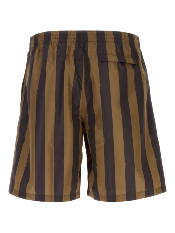 FENDI Zwembroek met print - Bruin