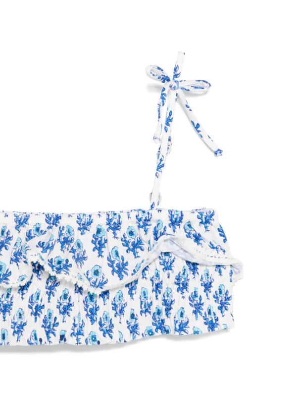 MC2 Saint Barth Kids Radical Flowers bikini - Wit