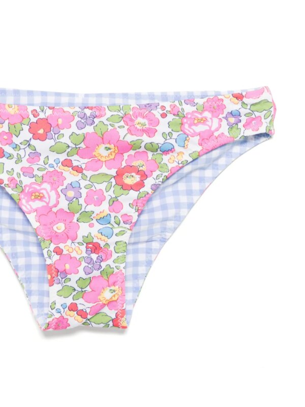 MC2 Saint Barth Kids Bikini met bloemenprint - Wit