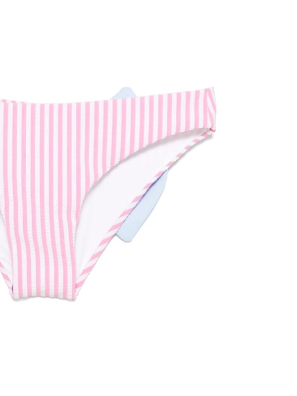 MC2 Saint Barth Kids Gestreepte bikinibroek - Roze