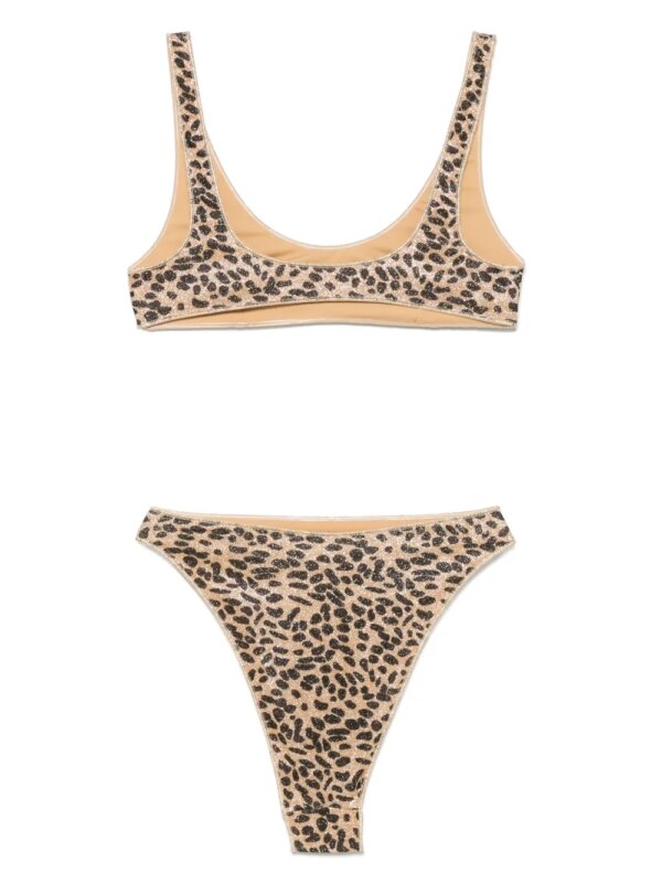 Oséree Bikini met luipaardprint - Bruin