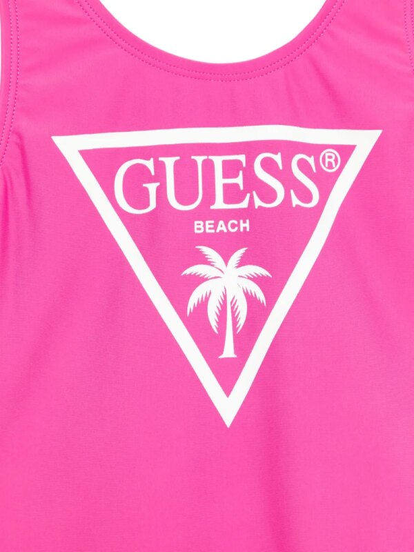 guess kids Badpak met logoprint - Roze